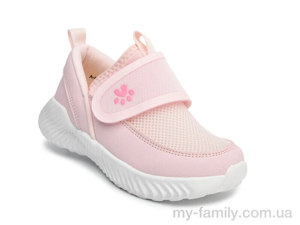 Кросівки штучна шкіра-текстиль рожевий діти дівчинка, Дитячі кросівки оптом