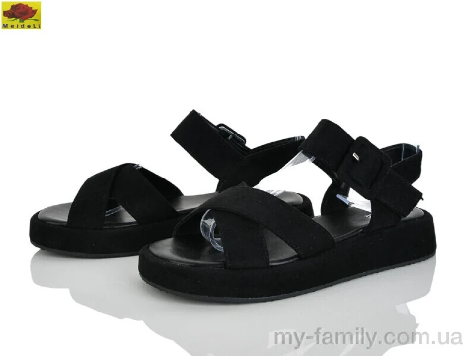 Босоніжки штучна замша чорний жінки -, Жіночі босоніжки оптом