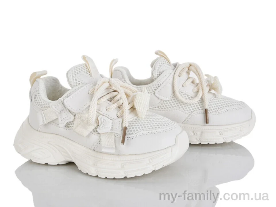Кросівки штучна шкіра-текстиль бежевий діти дівчинка, Дитячі кросівки оптом