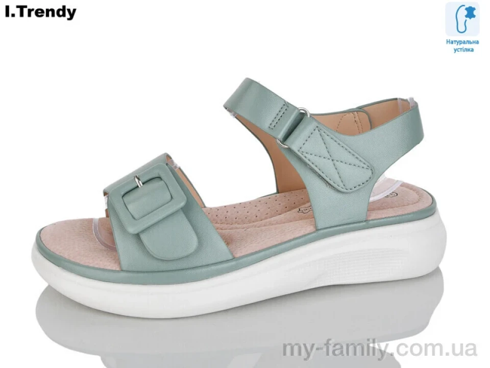 Босоніжки штучна шкіра зелений жінки -, Жіночі босоніжки оптом