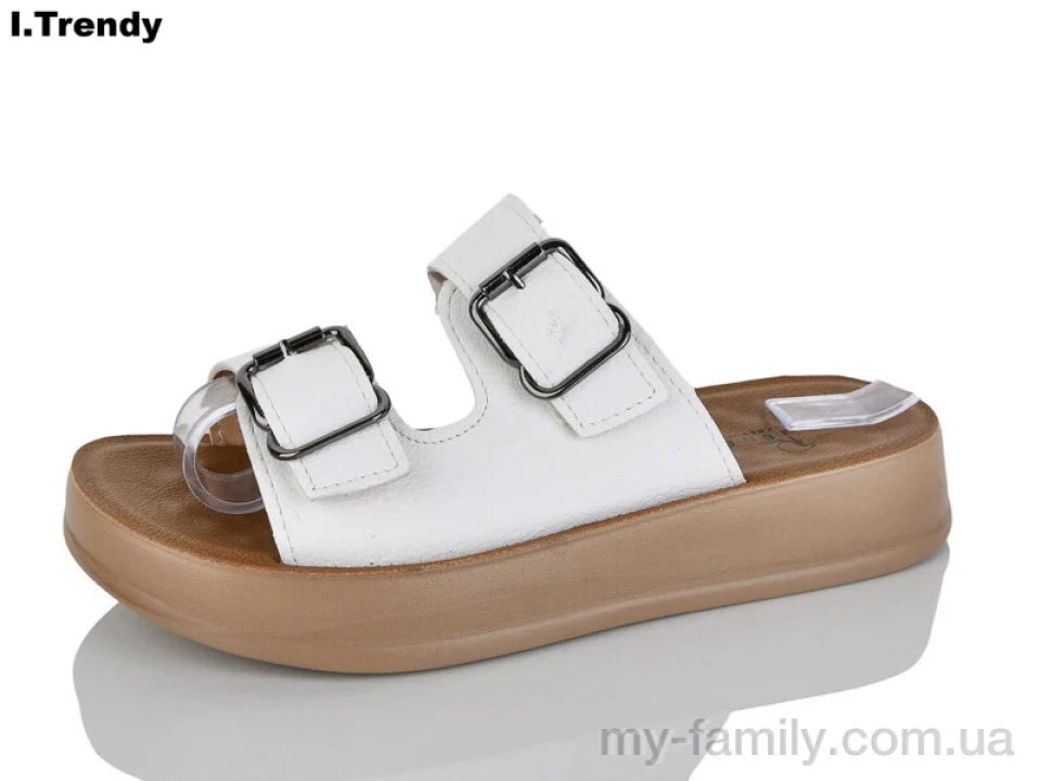 Шльопанці штучна шкіра білий жінки -, Жіночі шльопанці оптом