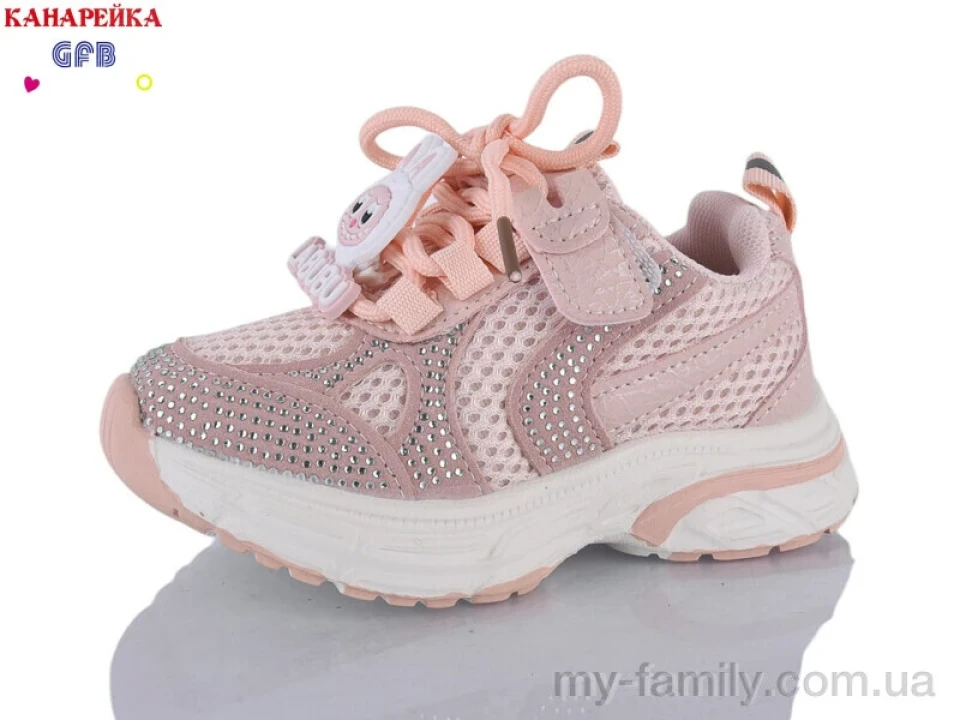Кросівки штучна шкіра-текстиль рожевий діти дівчинка, Дитячі кросівки оптом