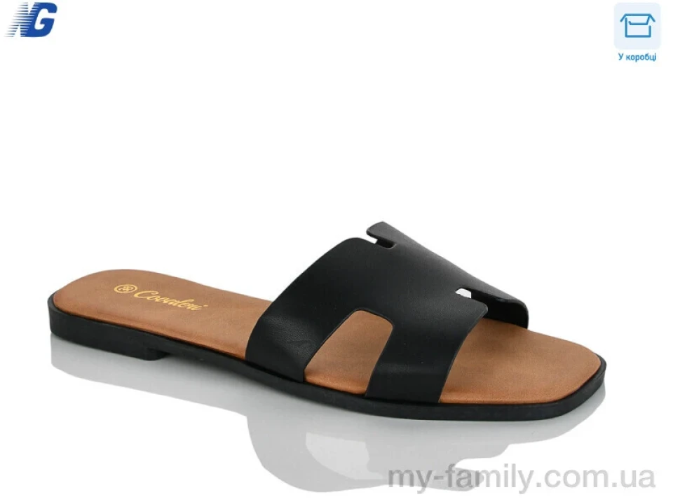 Шльопанці штучна шкіра чорний жінки -, Жіночі шльопанці оптом