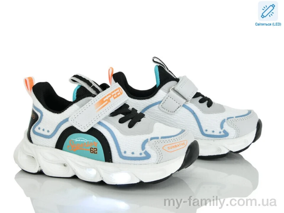 Кросівки штучна шкіра-текстиль білий діти хлопчик, Дитячі кросівки оптом