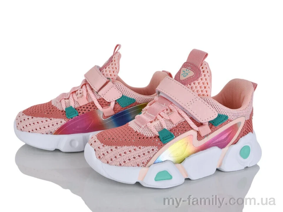 Кросівки текстиль рожевий діти дівчинка, Дитячі кросівки оптом