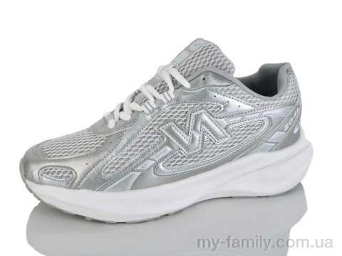 Кроссовки искусственная кожа-текстиль серый женщины -, Женские кроссовки оптом