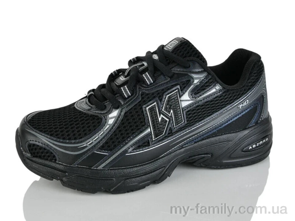 Кросівки штучна шкіра-текстиль чорний жінки -, Жіночі кросівки оптом