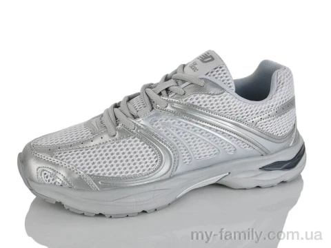 Кросівки штучна шкіра-текстиль сірий жінки -, Жіночі кросівки оптом