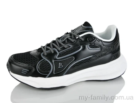 Кросівки штучна шкіра-текстиль чорний жінки -, Жіночі кросівки оптом