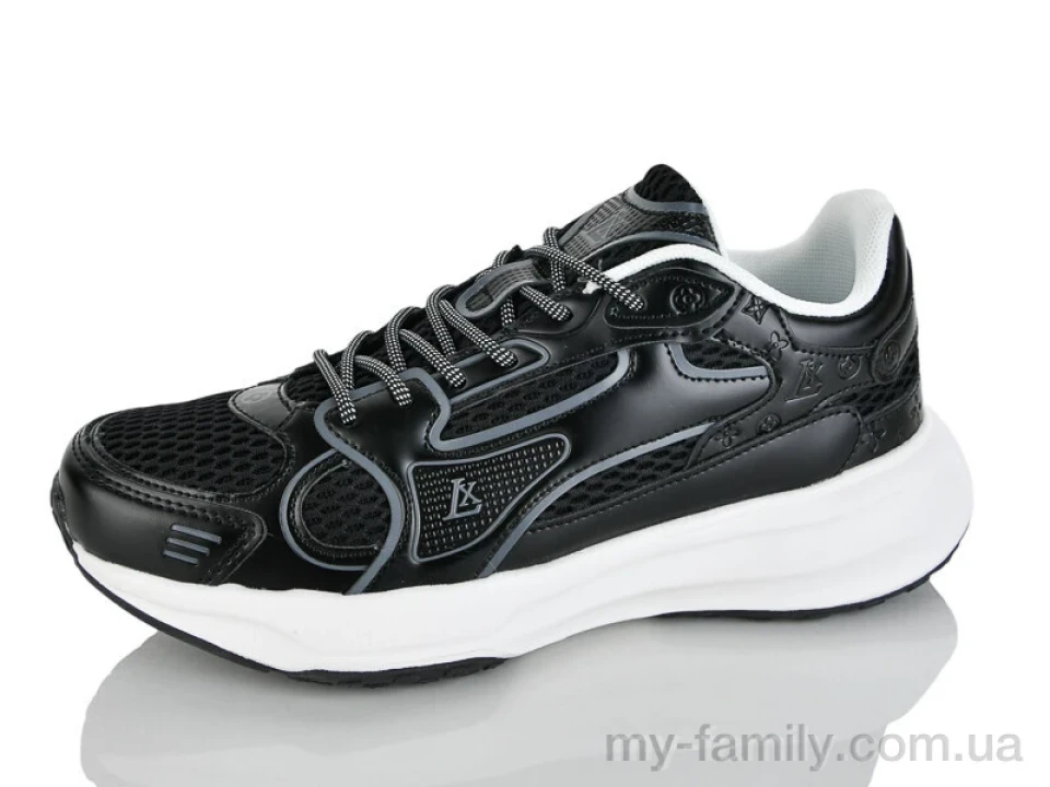 Кросівки штучна шкіра-текстиль чорний жінки -, Жіночі кросівки оптом