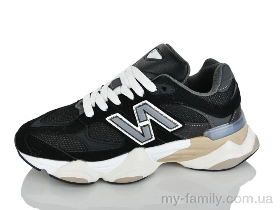 Кросівки штучна замша-текстиль чорний жінки -, Жіночі кросівки оптом