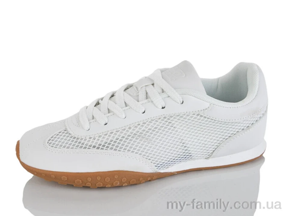 Кросівки штучна шкіра-текстиль білий жінки -, Жіночі кросівки оптом