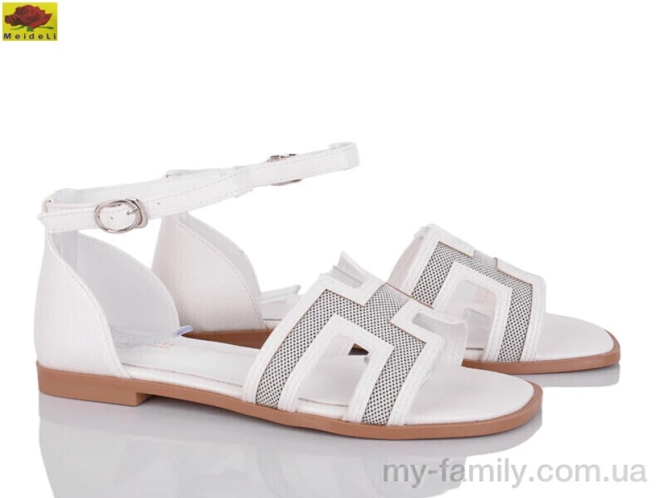 Босоніжки штучна шкіра білий жінки -, Жіночі босоніжки оптом