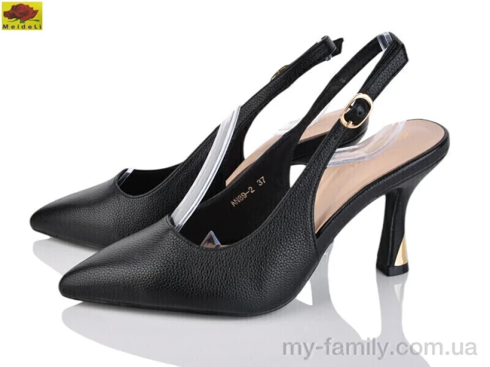 Туфлі штучна шкіра чорний жінки -, Туфлі жіночі оптом