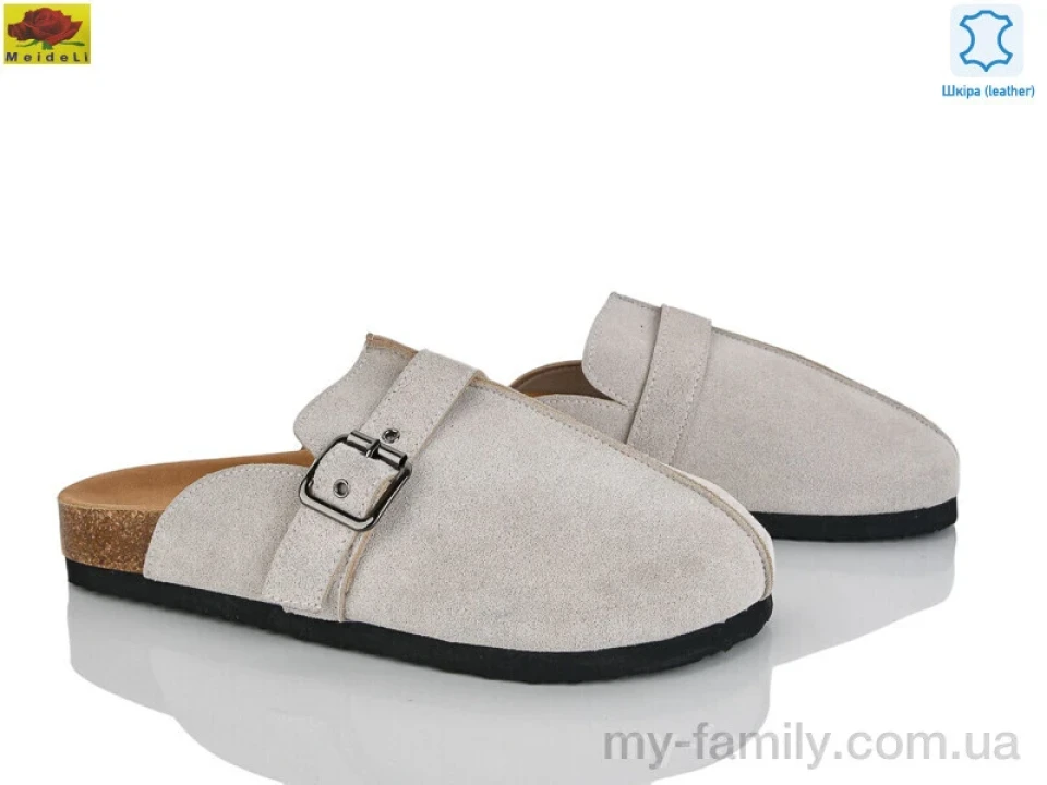 Шльопанці натуральна замша бежевий жінки -, Жіночі шльопанці оптом