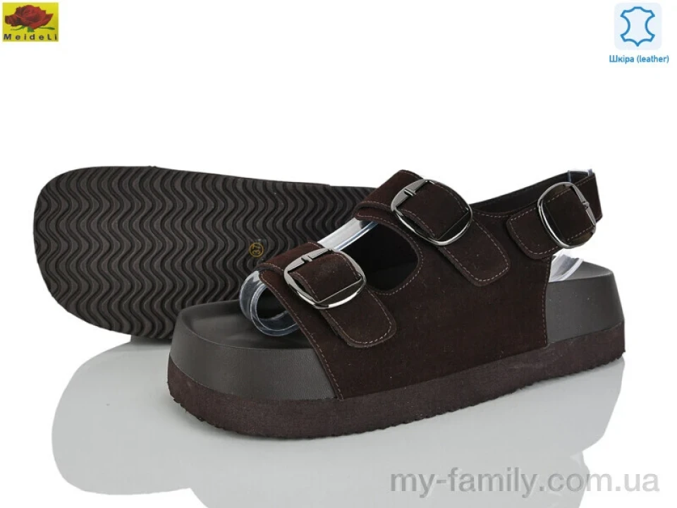 Босоніжки натуральна замша коричневий жінки -, Жіночі босоніжки оптом