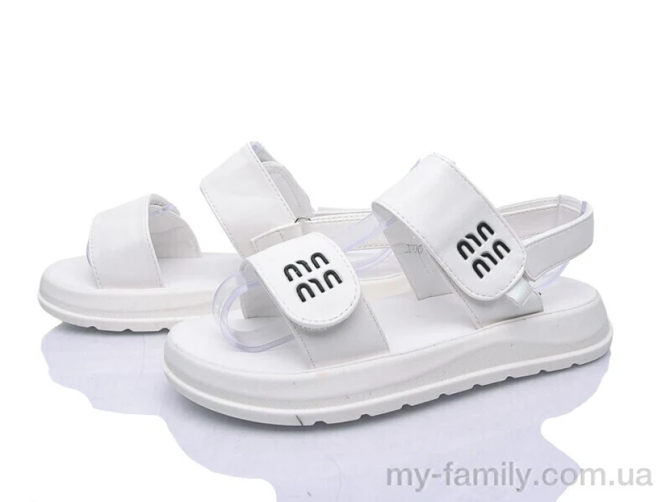 Босоніжки штучна шкіра білий діти дівчинка, Взуття оптом діти