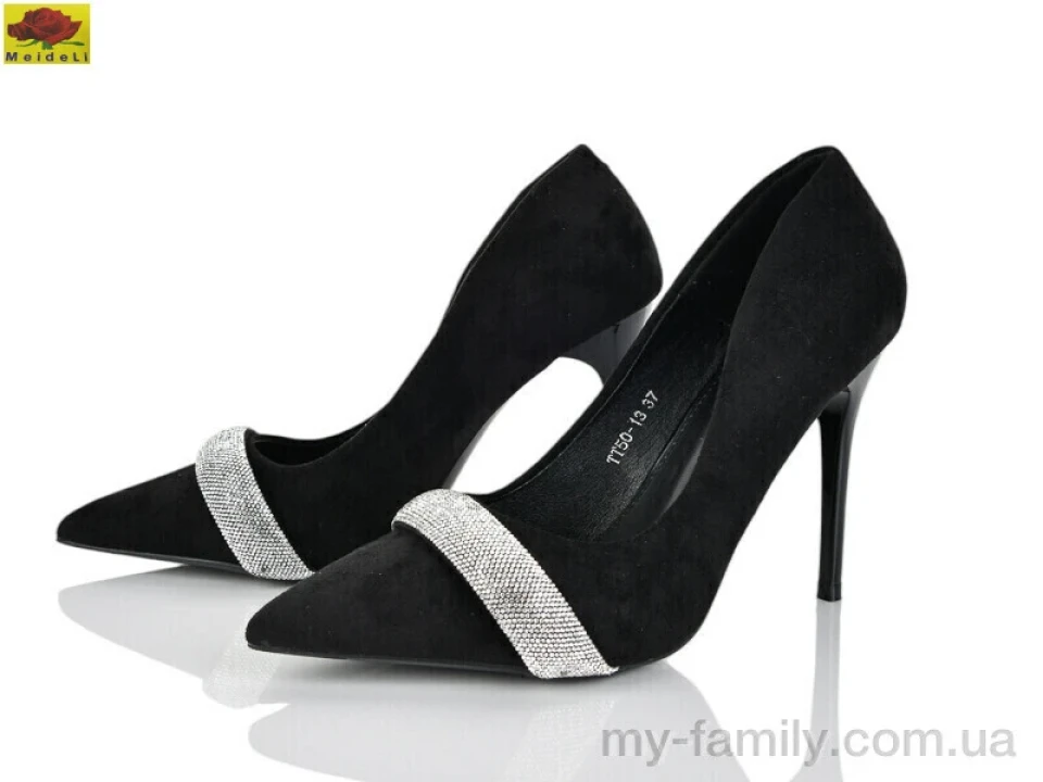 Туфлі штучна замша чорний жінки -, Туфлі жіночі оптом