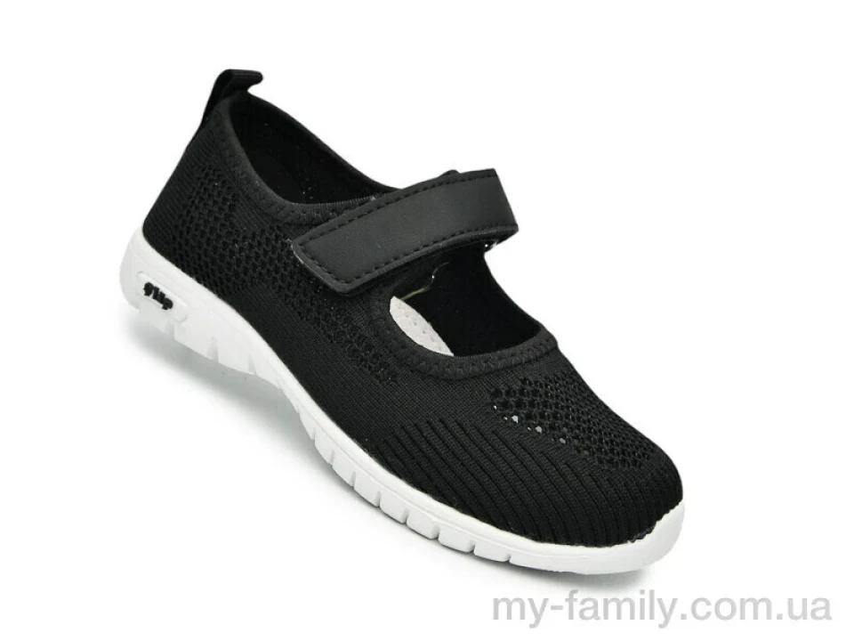 Туфлі текстиль чорний діти дівчинка, Дитячі туфлі оптом