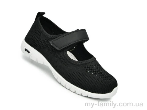 Туфлі текстиль чорний діти дівчинка, Дитячі туфлі оптом