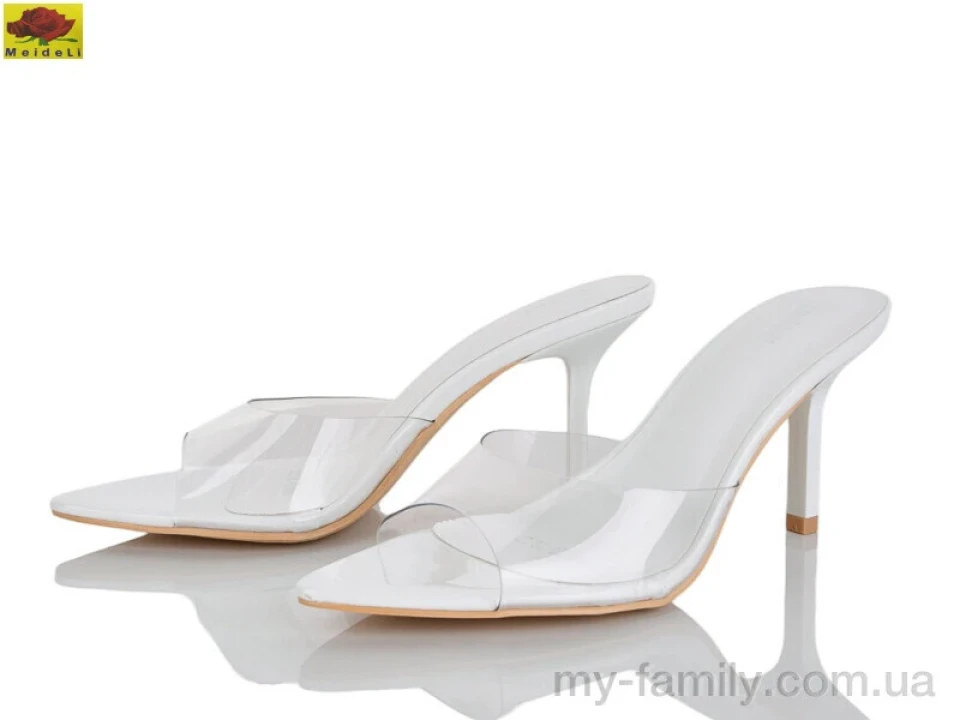 Шльопанці штучний матеріал білий жінки -, Жіночі шльопанці оптом