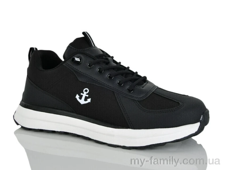 Кросівки штучна шкіра-текстиль чорний чоловіки -, Чоловічі кросівки оптом