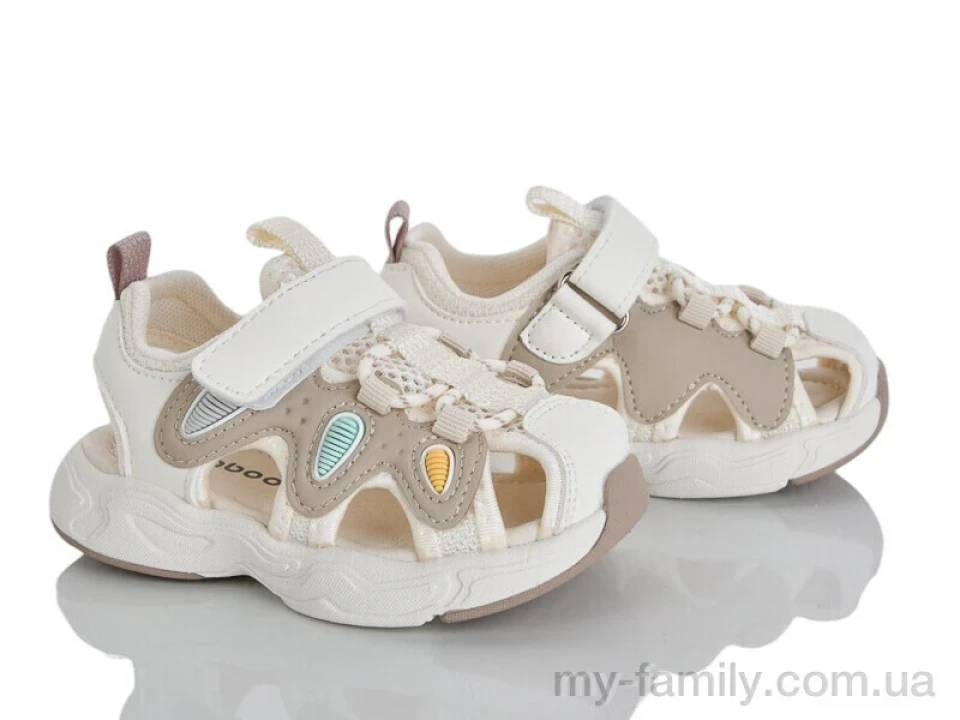 Босоніжки штучна шкіра-текстиль бежевий діти унісекс, Взуття оптом діти