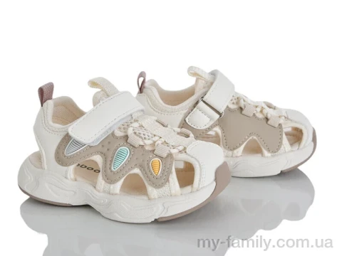 Босоніжки штучна шкіра-текстиль бежевий діти унісекс, Взуття оптом діти