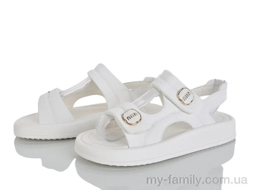 Босоніжки штучна шкіра білий діти дівчинка, Взуття оптом діти