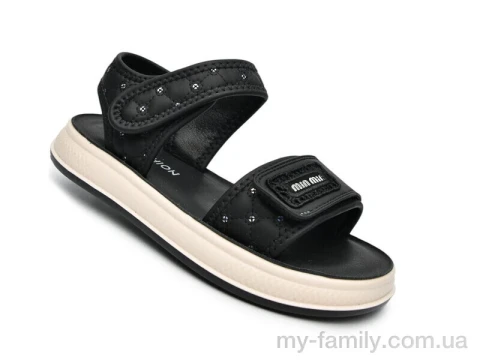 Босоножки искусственная кожа черный дети девочка, Взуття оптом дети