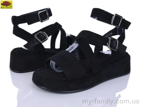 Босоніжки штучна замша чорний жінки -, Жіночі босоніжки оптом