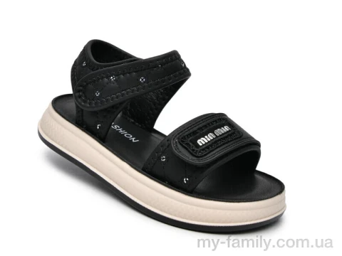 Босоножки искусственная кожа черный дети девочка, Взуття оптом дети