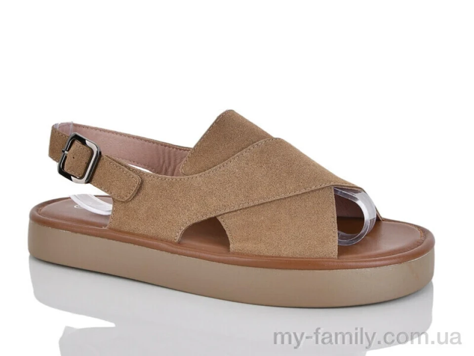 Босоніжки штучна замша коричневий жінки -, Жіночі босоніжки оптом