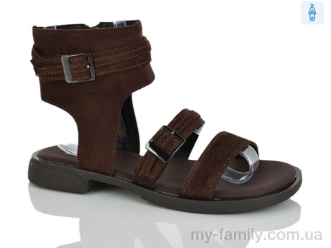 Босоніжки штучна замша коричневий жінки -, Жіночі босоніжки оптом