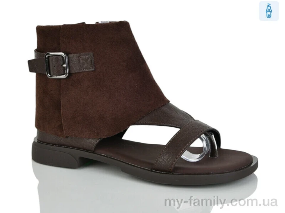 Босоніжки штучна замша-штучна шкіра коричневий жінки -, Жіночі босоніжки оптом