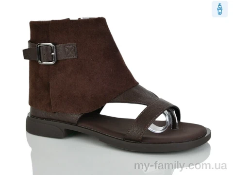 Босоніжки штучна замша-штучна шкіра коричневий жінки -, Жіночі босоніжки оптом