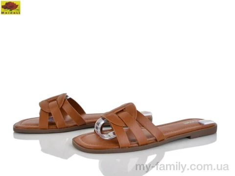 Шльопанці штучна шкіра коричневий жінки -, Жіночі шльопанці оптом