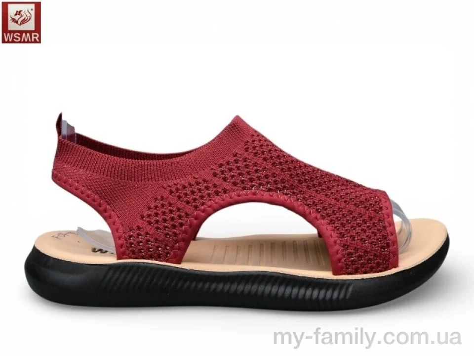 Босоніжки текстиль червоний жінки -, Жіночі босоніжки оптом