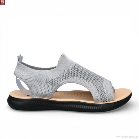 Босоніжки текстиль сірий жінки -, Жіночі босоніжки оптом