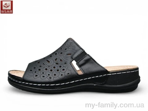 Шльопанці штучна шкіра чорний жінки -, Жіночі шльопанці оптом