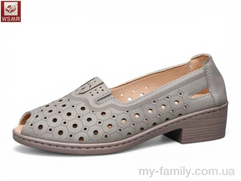 Туфлі штучна шкіра сірий жінки -, Туфлі жіночі оптом