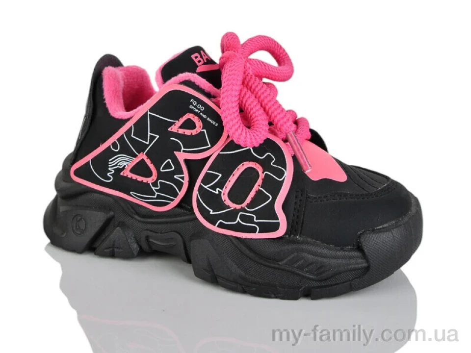 Кросівки штучна шкіра чорний діти дівчинка, Дитячі кросівки оптом