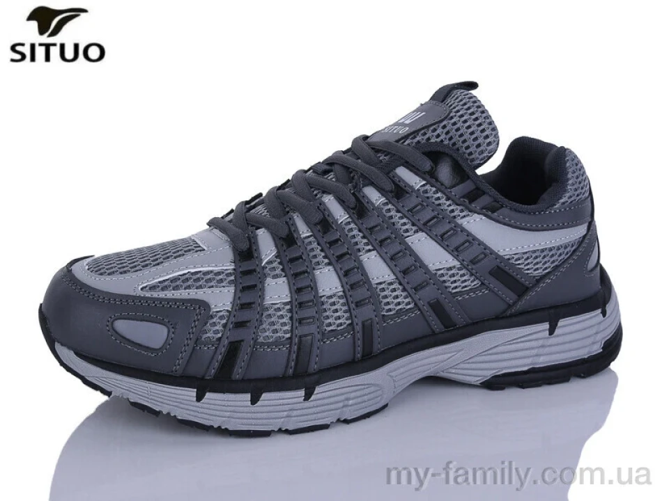 Кросівки штучна шкіра-текстиль сірий чоловіки -, Чоловічі кросівки оптом