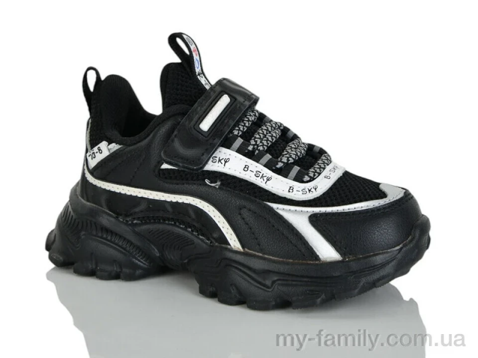 Кросівки штучна шкіра-текстиль чорний діти унісекс, Дитячі кросівки оптом