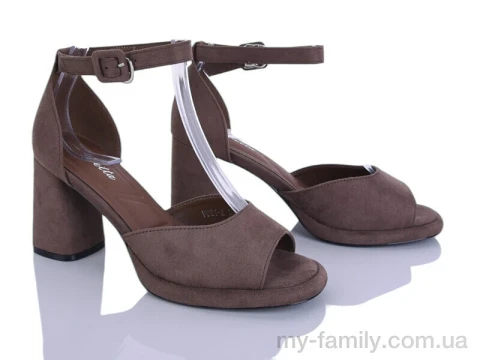 Босоніжки штучна замша коричневий жінки -, Жіночі босоніжки оптом