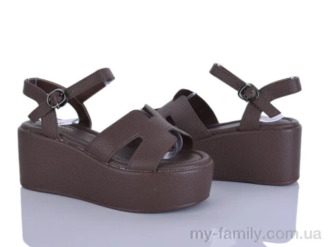 Босоніжки штучна шкіра коричневий жінки -, Жіночі босоніжки оптом