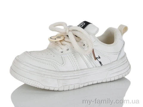 Кросівки штучна шкіра білий діти унісекс, Дитячі кросівки оптом