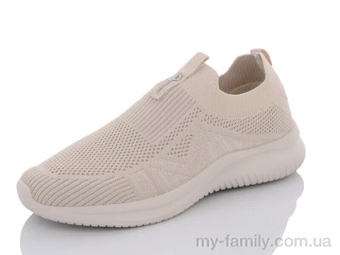 Кросівки текстиль бежевий жінки -, Жіночі кросівки оптом