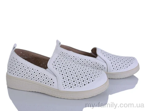 Туфли искусственная кожа белый женщины -, Туфли женские оптом