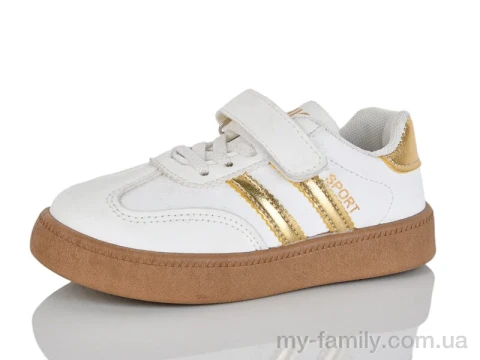 Кросівки штучна шкіра білий діти унісекс, Дитячі кросівки оптом